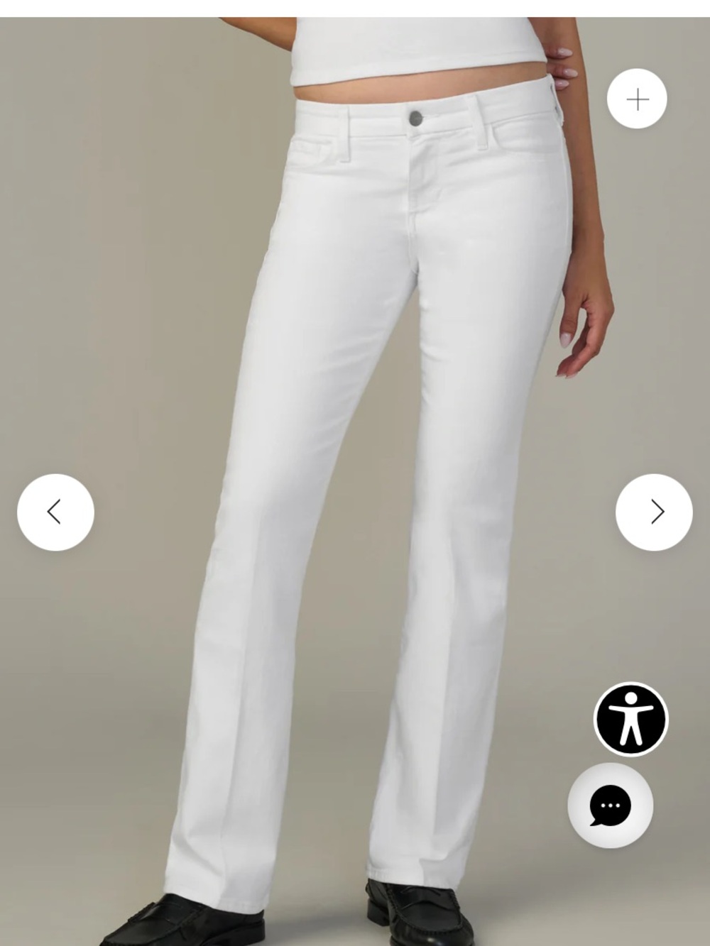 NWT Joe’s Jeans The Provocateur Flawless Bootcut White Size 28P